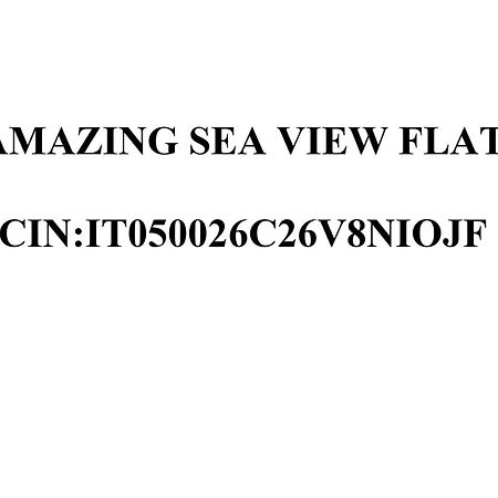 Amazing Sea View Flat Villa Tirrenia Bagian luar foto