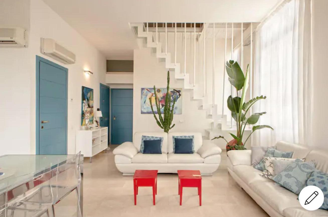 Amazing Sea View Flat Villa Tirrenia Bagian luar foto